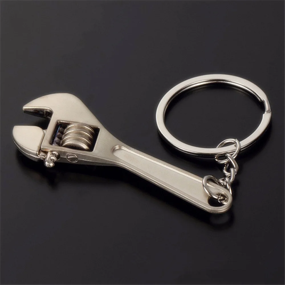 

Car Key Ring Metal Mini Tools Wrench Keychain High Quality Spanner Key Chain Auto Keyring Keyfob Pendant DIY Auto Accessories