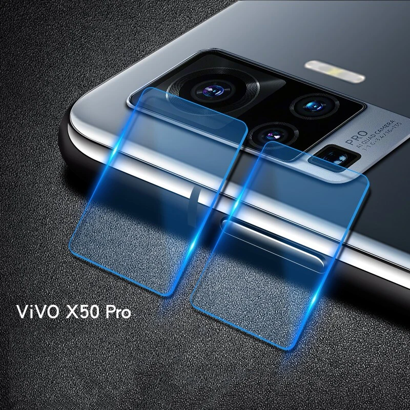 Защитная пленка для объектива камеры VIVO X50 Pro Plus закаленное стекло 2 шт. - купить по