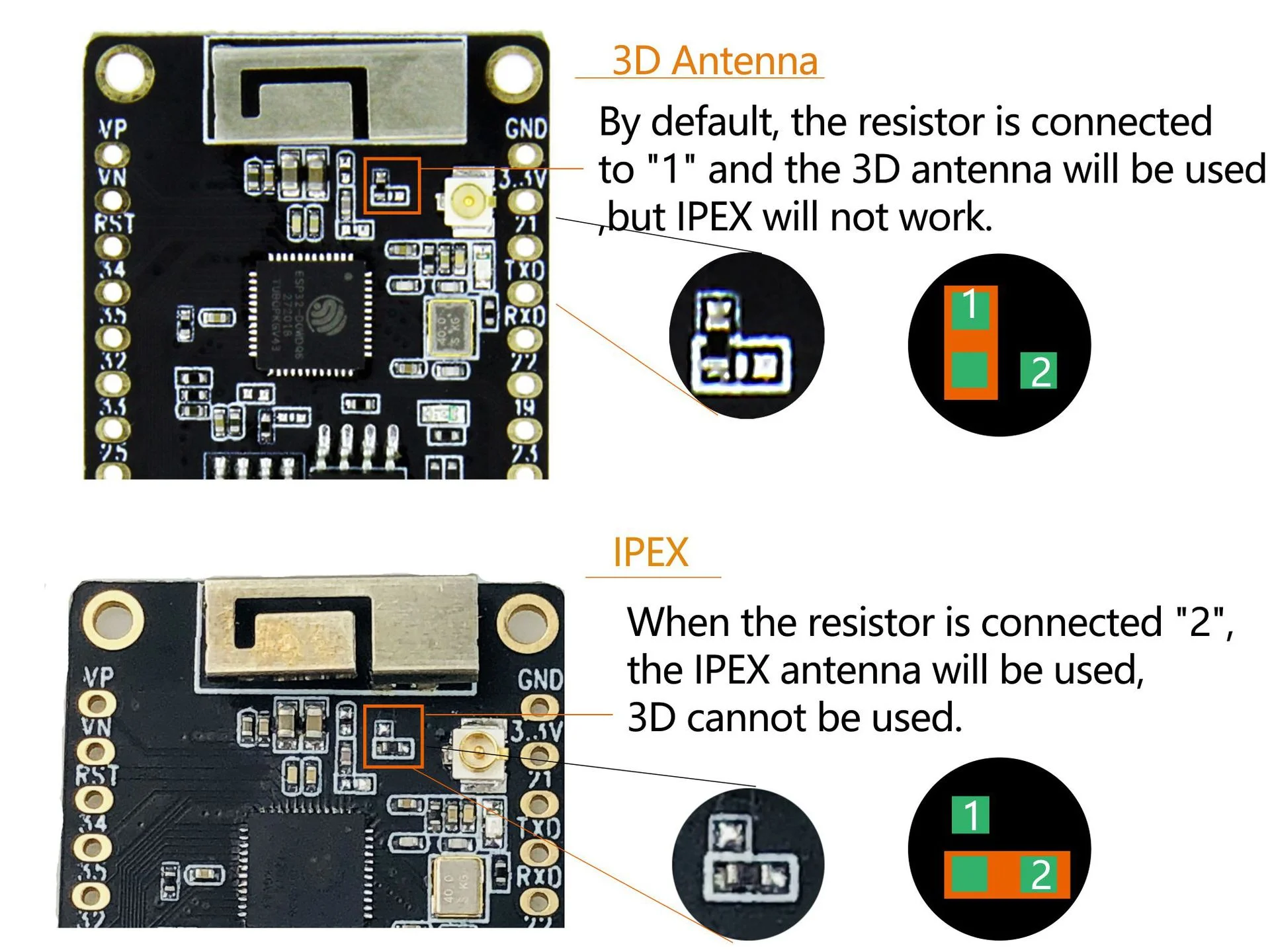 ESP32 4 Мб PSRAM TF карта 3D антенна WiFi и bluetooth ESP32-WROVER Новинка |