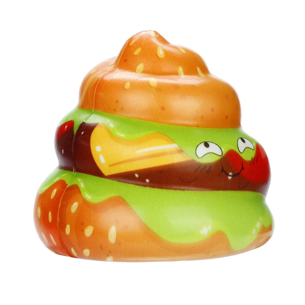 Squishies Kawaii крем торт Poo медленно поднимающийся крем Ароматические игрушки для снятия стресса мягкие Спиннер Непоседа Анти Стресс милый skvishi