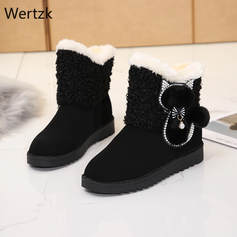 Зимние ботинки женская обувь женские модные теплые ботильоны зима 2019 новые
