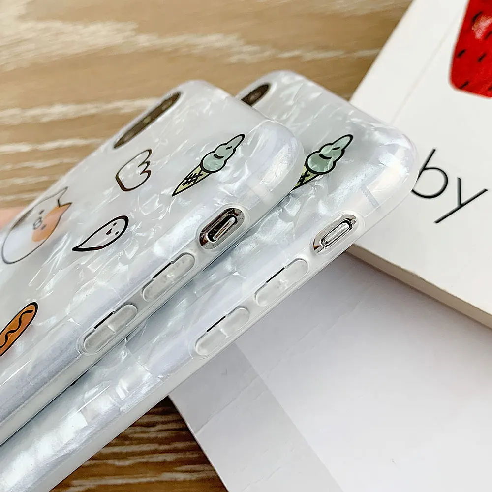 KISSCASE милый мультяшный чехол для телефона iPhone XS Max X XR 8 7 6 6S Plus задняя крышка ракушка