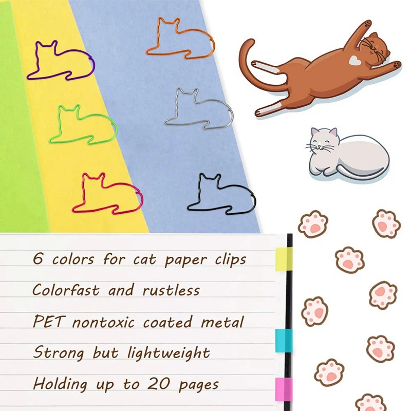 Зажимы для бумаг 60 шт. забавные женщин офисные принадлежности подарки влюбленных