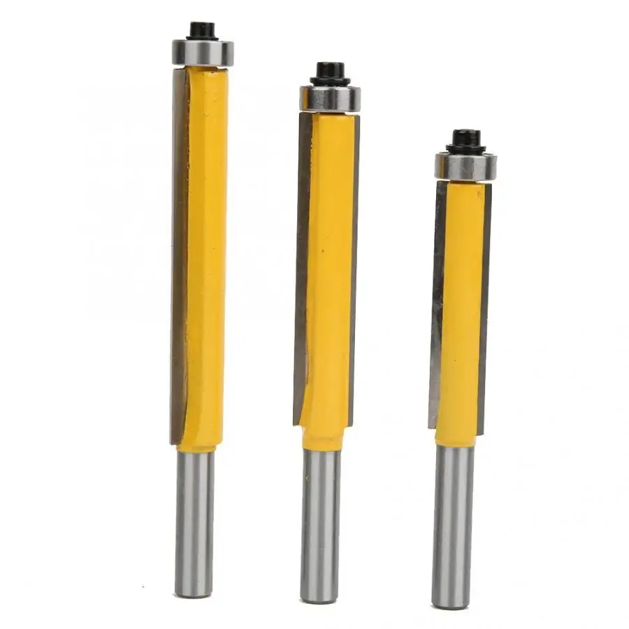 3 шт. концевые фрезы 8 мм с подшипником | Инструменты