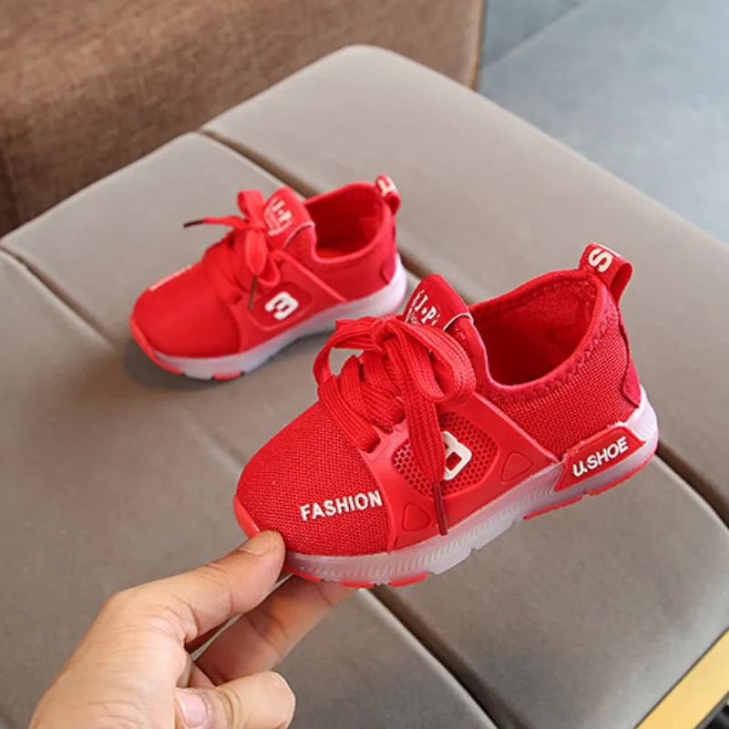 

Children Casual Shoes Fashion LED Sports Shoe for Boys Girls Baby Shoes Cotton Kids Walking Shoes