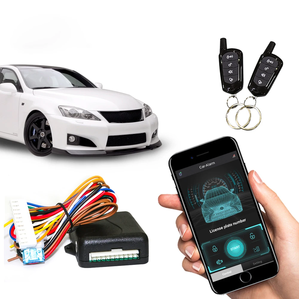 Универсальный 12V автосигнализации Системы s автомобильный комплект