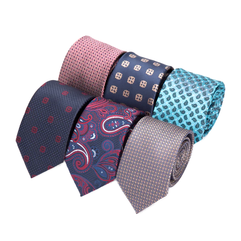

Men Tie Fashion Jacquard Necktie Striped Dot Gravata Woven Plaid Necktie Wedding Gift Man Formal Dress Shirt Ties Accessories