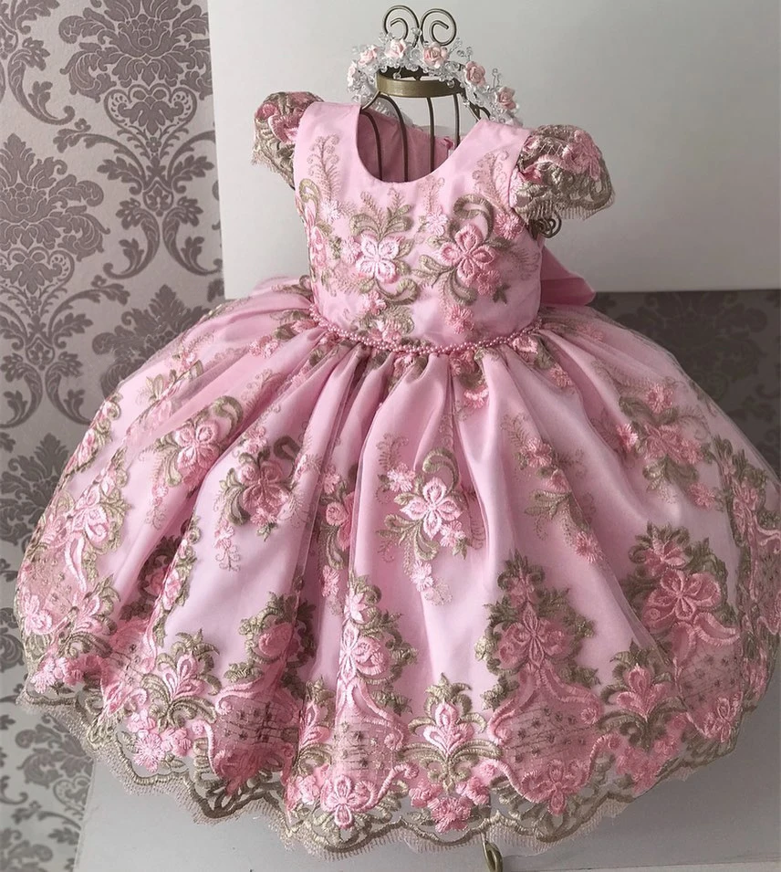 Elegant New Year Princess Girls Dress Wedding Gown For Children Party Birthday Vestidos Infantil | Детская одежда и обувь