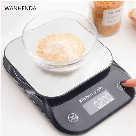 Электронные кухонные весы для торта, цифровой измерительный прибор из нержавеющей стали, максимальный вес 10 кг/1 г