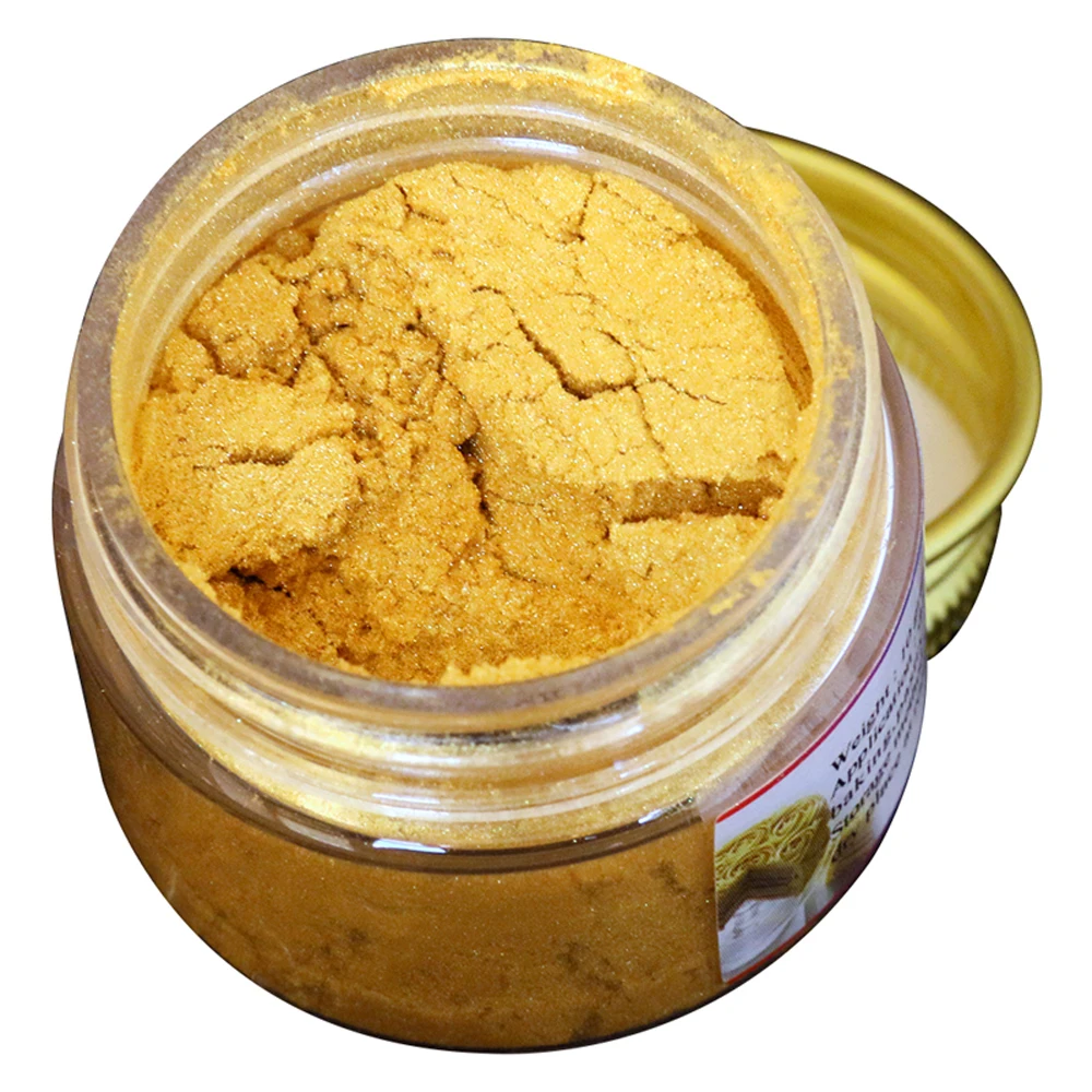 Золотой съедобный пищевой порошок краситель для украшения торта хлеба шоколада