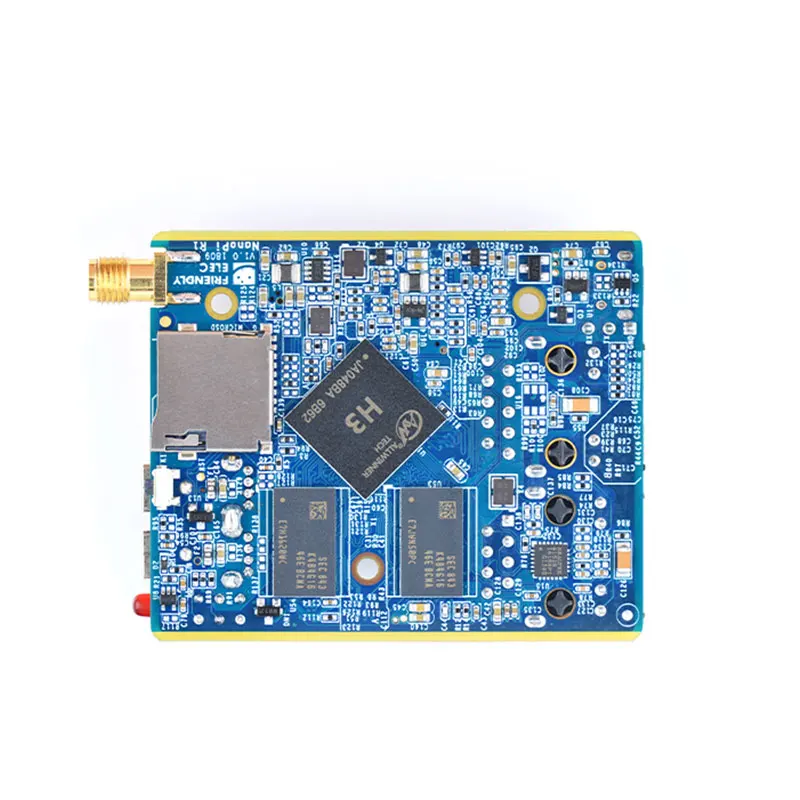 NanoPi R1 Allwinner H3 1 Гб двойной порт Ethernet Wifi и BT встроенный eMMC с USB последовательным