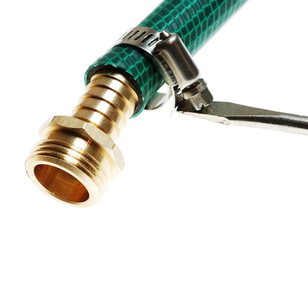 

1 set 3/4inch Male Female Repair Garden Hose Mender Kit Hose Connector Plating Hose Tap Adapter Connector Garden Tools