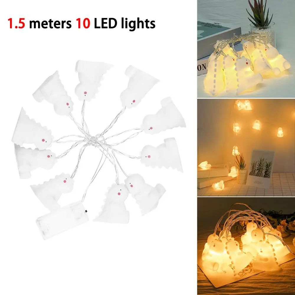 

10 Led Monster Shape Decorative Light String Children Room Layout Prop Family String Light Decoration Christmas Decoration