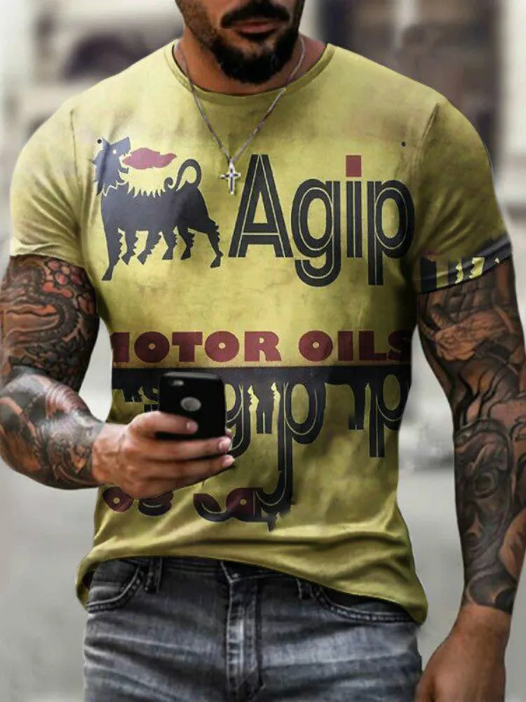 Новинка Мужская рубашка 3DT Европейская и американская Молодежная Спортивная