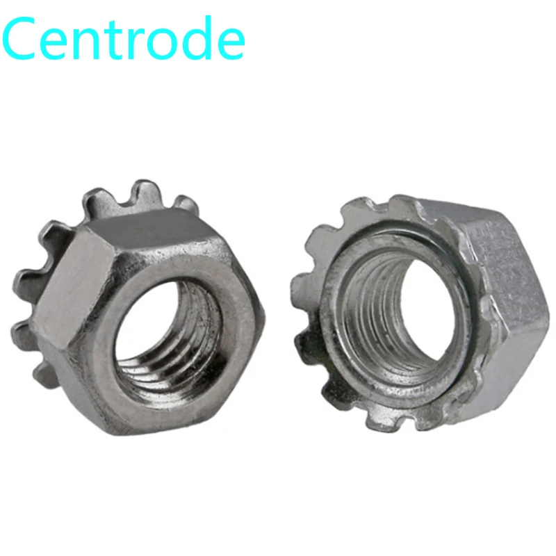 304 нержавеющая сталь K nut с зубчатой гайкой углеродистая cap многозубчатая гайка