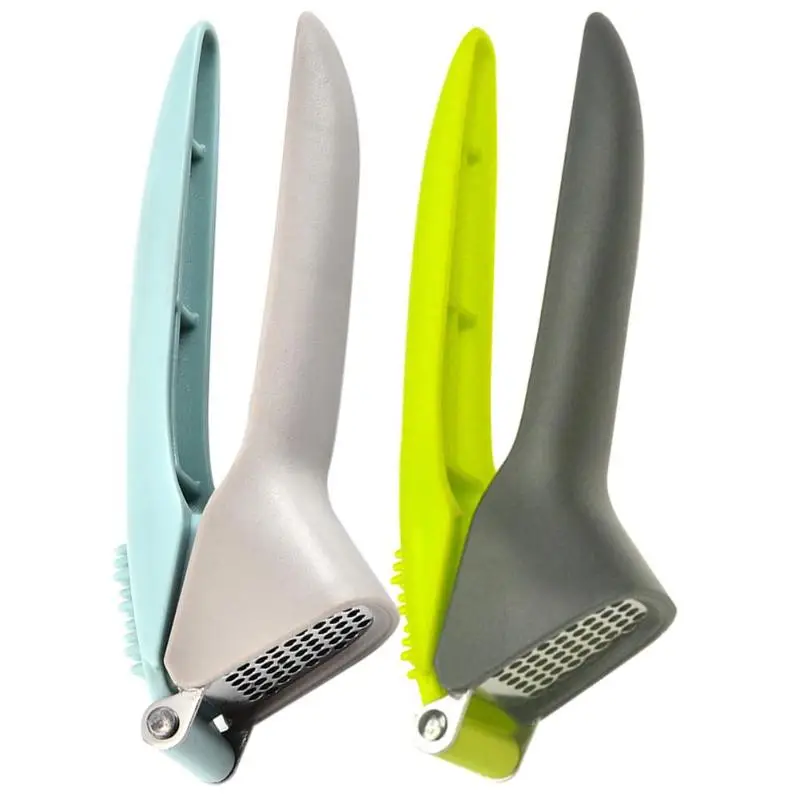 Stainless Steel Manual Garlic Press Crusher Home Vegetables Squeezer Masher Presses Chopper Fruit Vegetable Cooking Tools | Дом и сад