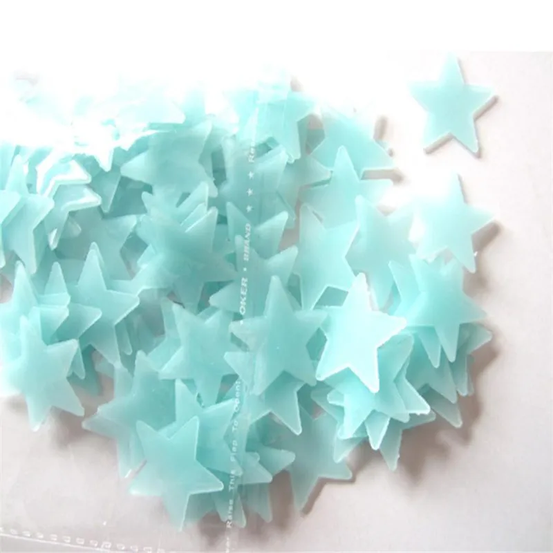 Новинка 2020 подарок 100 шт. флуоресцентные наклейки на стену для детской спальни