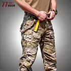 Брюки-карго мужские, камуфляжные, водонепроницаемые, с несколькими карманами