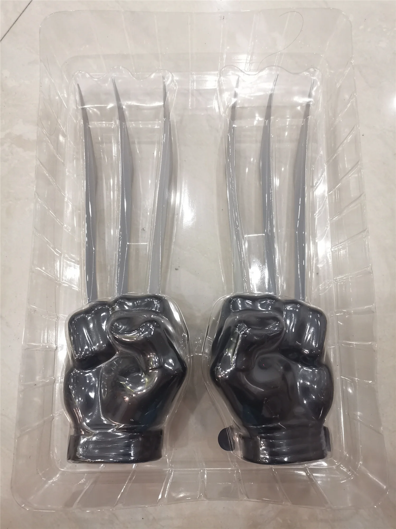 2 родных пластиковых лезвия коготь лапы косплей реквизит Хэллоуин супер герой