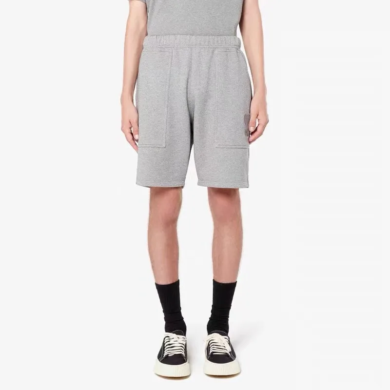 

AMI Alexandre Mattiussi Big Love Embroidery Men's and Women's Loose and Versatile Fashion Shorts