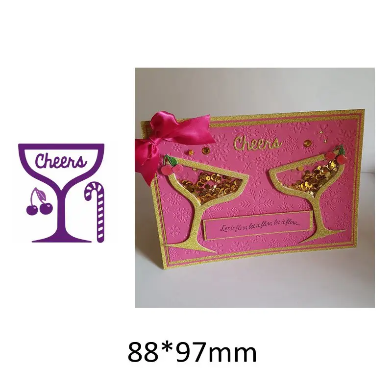 Рождественские кружевные буквы эльф венок снежные металлические Вырубные