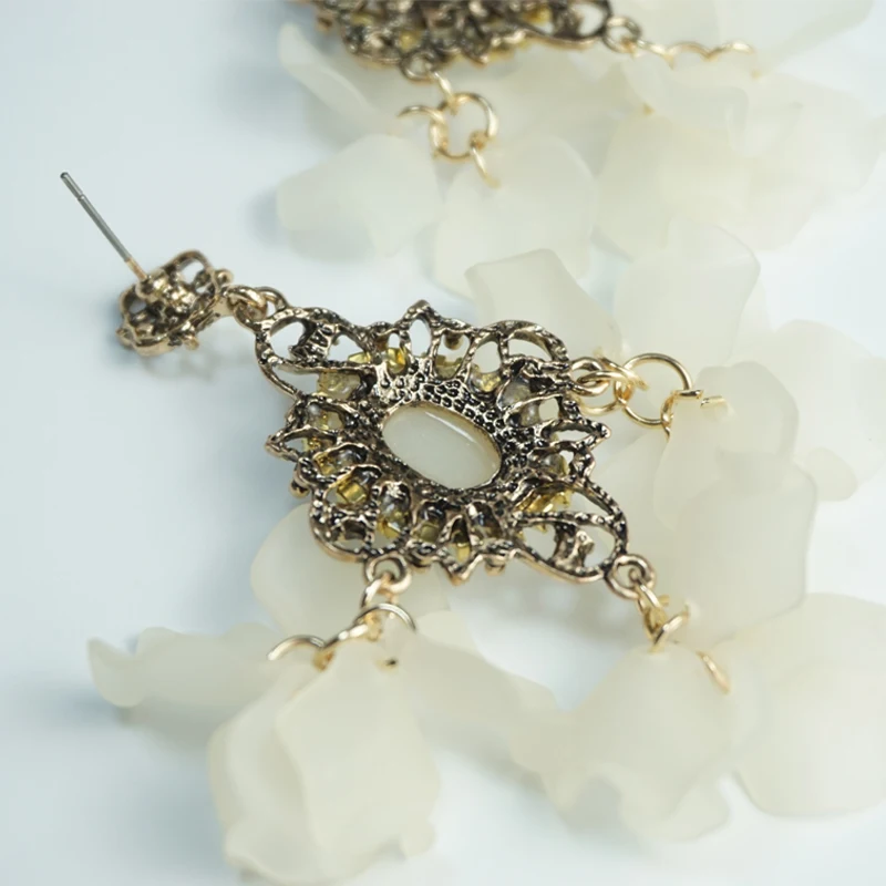 M & G белый искусственный жемчуг готические Винтажные серьги женские Модные