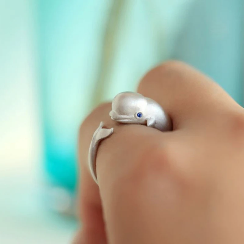 Модные ювелирные изделия из стерлингового серебра 925 пробы кольца с морским