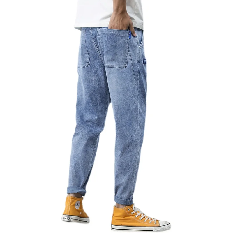

2021 Boy Trousers for men baggy jeans Man Wide Leg Oversize Men's Pants