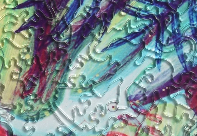 

High Quality Plastic Puzzles Adults Cartoon Anime Brain Games Creative Transparent Puzzles Toy Educational Valentine Gift BC50PT