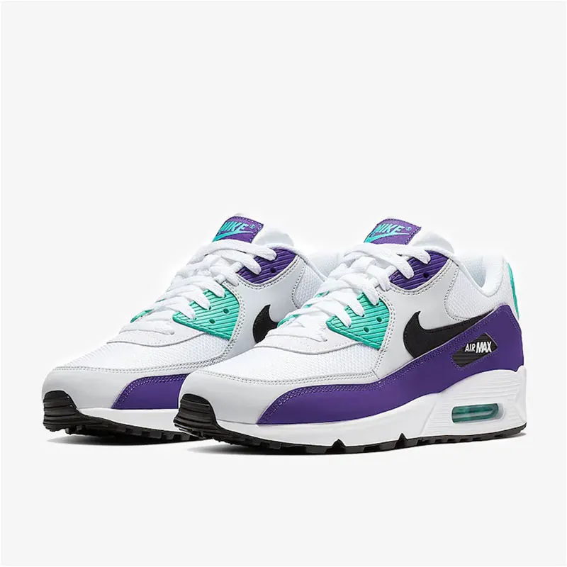 Оригинальные мужские кроссовки для бега от NIKE AIR MAX 90, новые цветные легкие Нескользящие модные Оригинальные кроссовки AJ1285