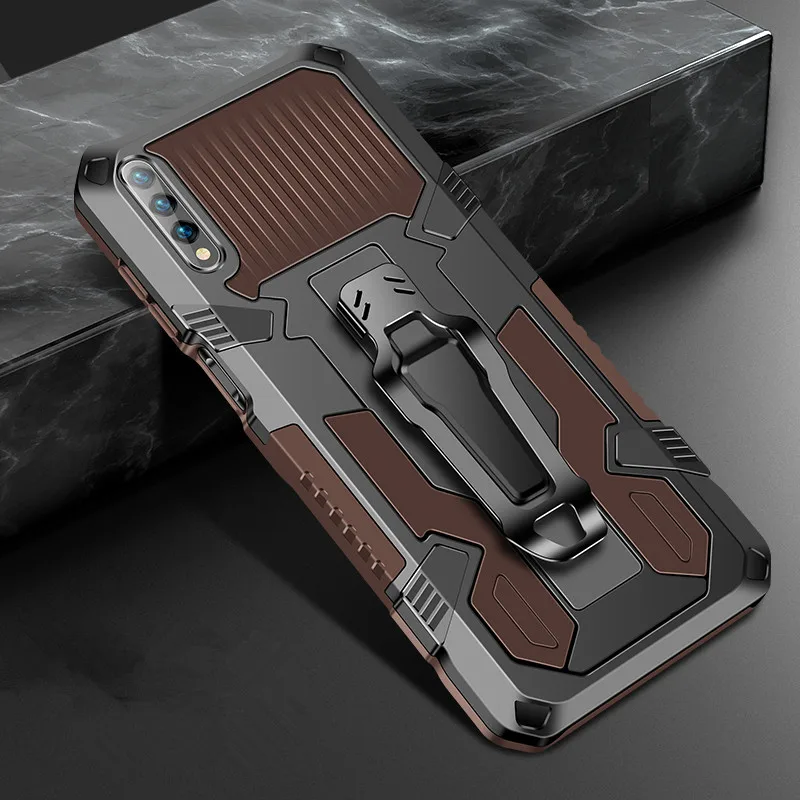 

Phone Case For Huawei P40 Honor 20 Nova 5Z 20S Y9S 9X Mate 30 Y7P 2020 Lite E Pro 4G 6 SE 7I Shockproof Metal Armor Stand Cover