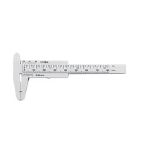 mini plastic vernier caliper gauge micrometer 80mm mini ruler accurate measurement tools standard vernier caliper