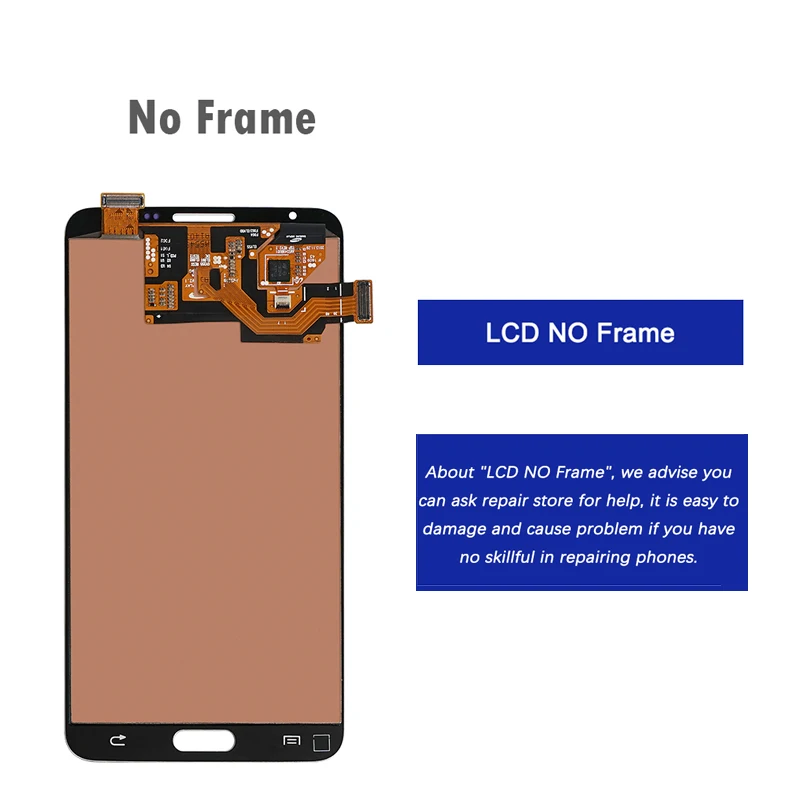 Супер 5 &quotAMOLED ЖК дисплей для Samsung Galaxy N7505 /Note3 Neo Mini Lite сенсорный экран с рамкой