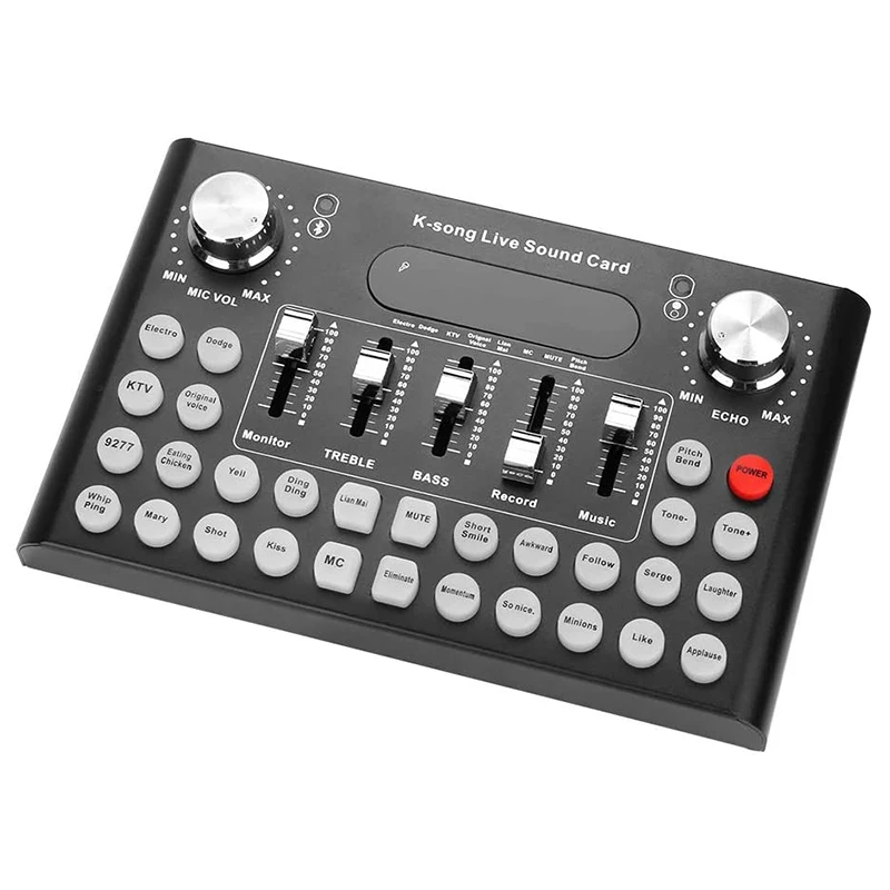 Универсальная звуковая карта F9 со сменой голоса микшер с 18 смешными звуковыми