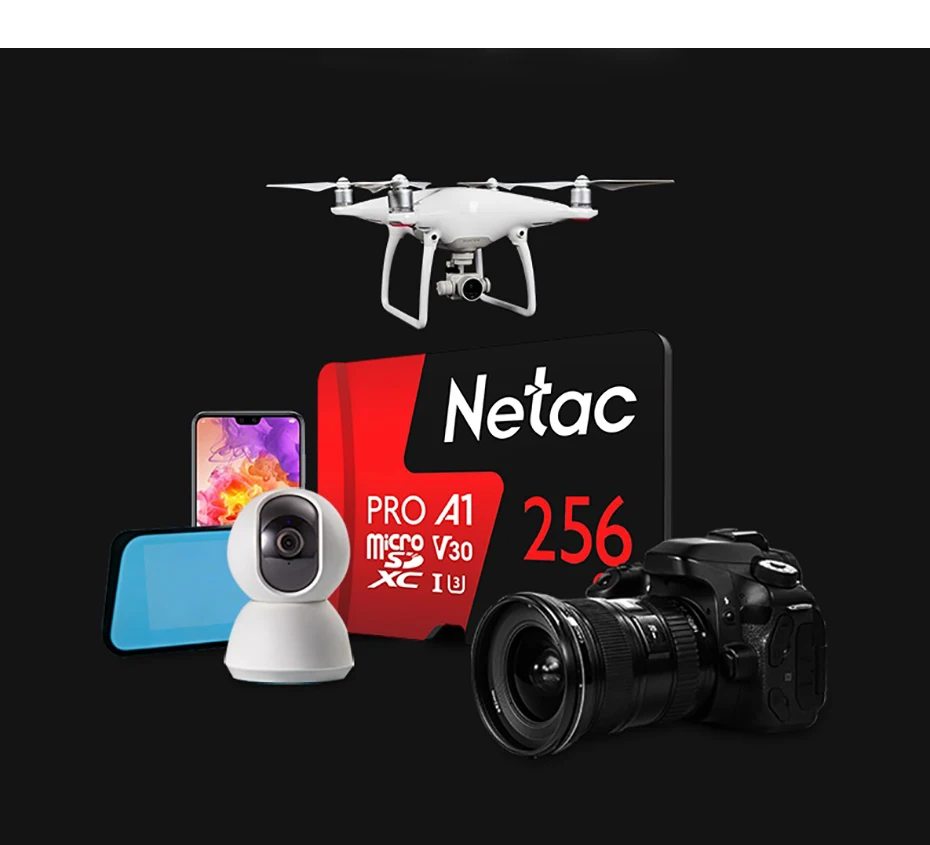 Netac мини UBS микро-SD карточка HC Card Reader Наборы 64 Гб 128 серия 10 высокого Скорость SD