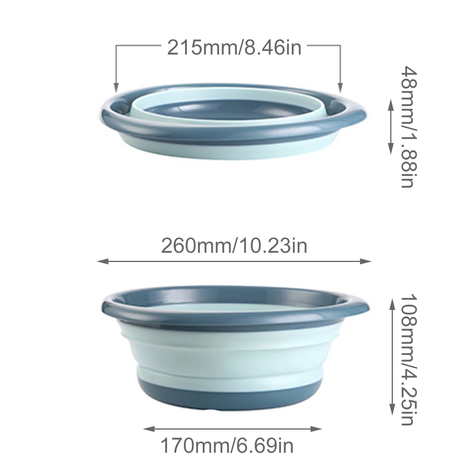

Creative Folding Basin Outdoor Travel Portable Basins Washing Face Laundry Vegetable Washing Basin Foldable Basins