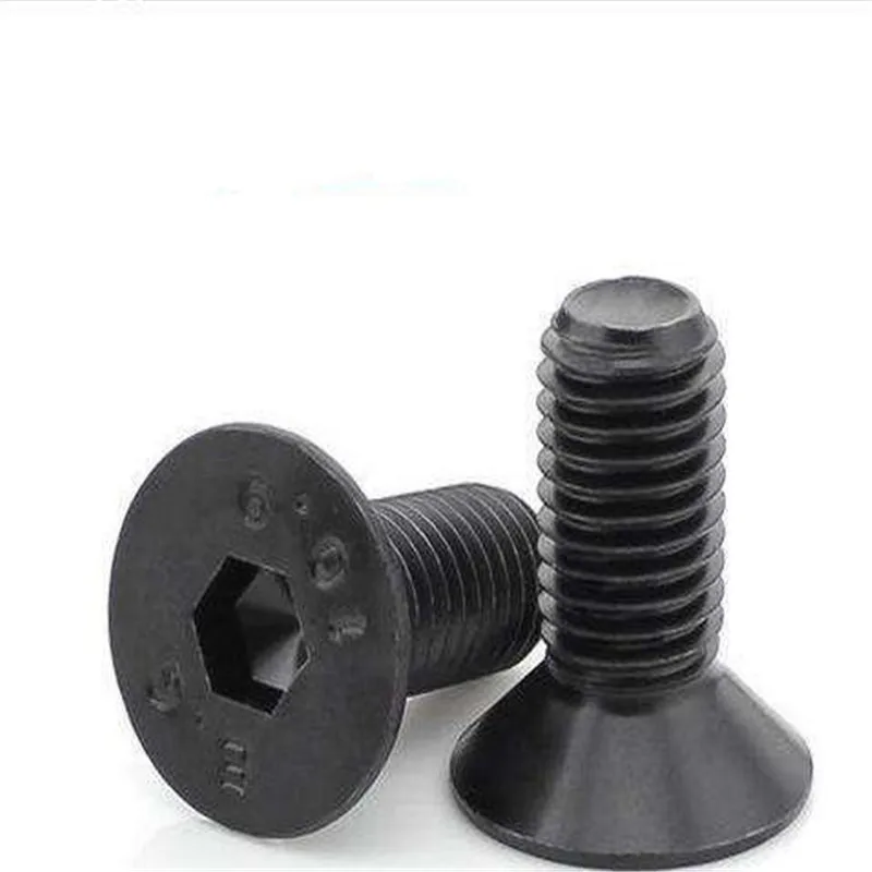 M5 Hexagon Socket Screw Hex Countersunk Flat Head Vis Allen Black Screws Machine Socke Parafuso Tornillos Viti DIN7991/ISO10642 |