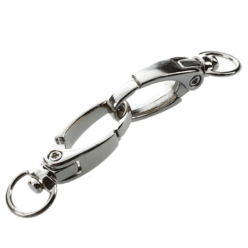 

10 Pcs D Swivel Trigger Clips Hooks Metal Key Ring Lobster Clasps