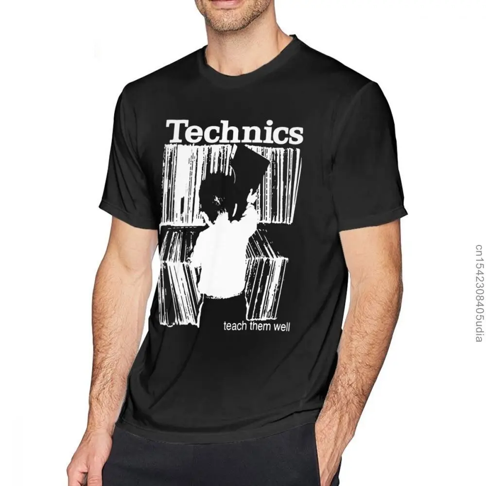 

Techno Tshirts Technics T Shirt Short Sleeve Cotton Tee Shirt Plus Size Print Casual Man Camisas Awesome Tshirt