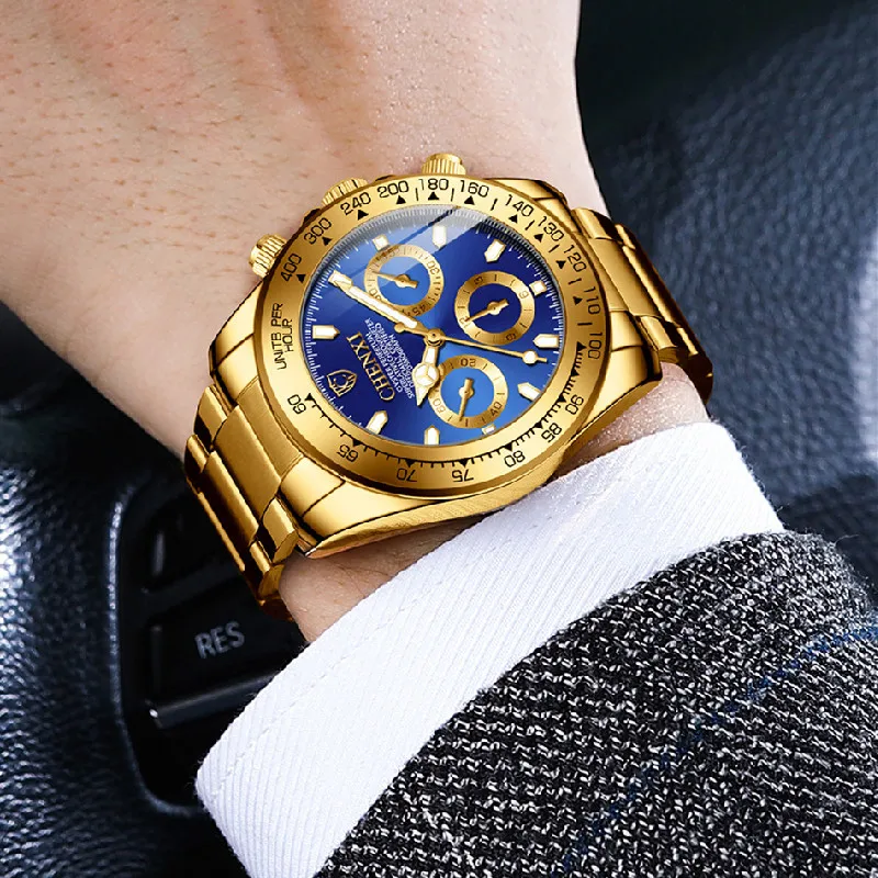 

XIIVIIX Men's Wrist Watches Brand Luxury Clock Casual Stainless Steel Watch for Men Quartz Wristwatches Sport Waterproof Quartz