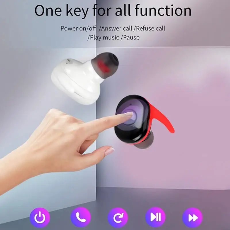 1350 Bluetooth 5,0 наушники спортивные наушники с крючками TWS Super Bass Ture беспроводные наушники для мобильного телефона Быстрая
