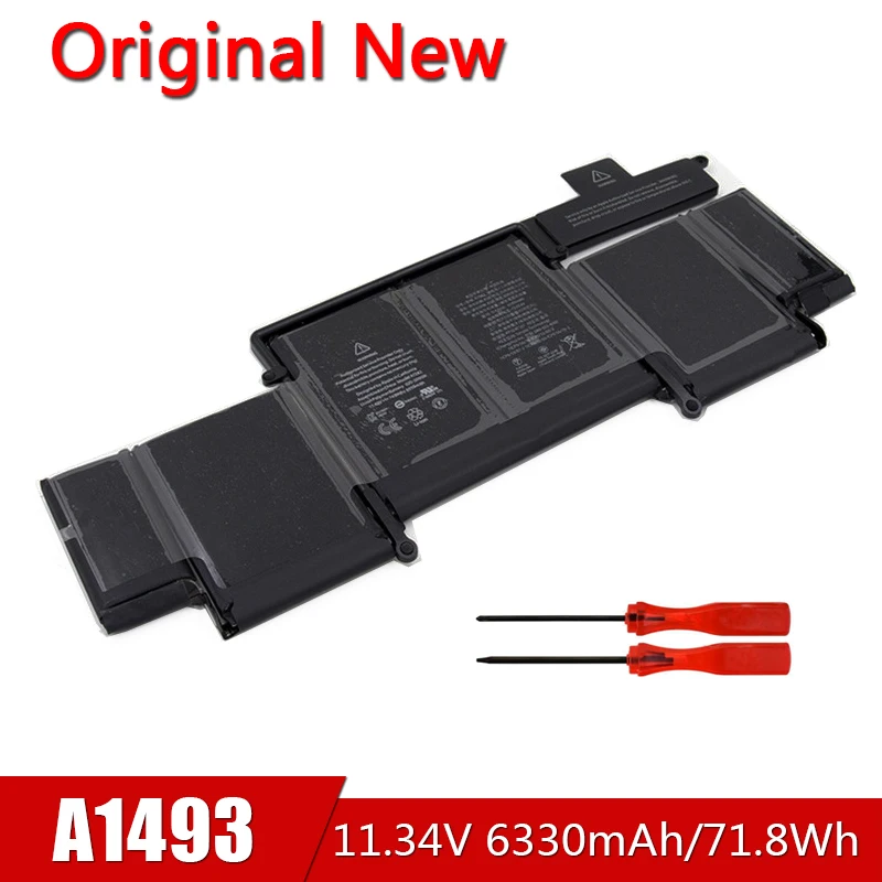 

A1493 Original Laptop Battery For Apple Macbook Pro 13" A1502 Retina ME864 ME866LL/A 020-8148 Late 2013 Mid 2014 11.34V 71.8wh