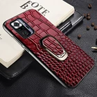 Чехол из натуральной кожи для Xiaomi Redmi Note 10 Pro 10S 9 8 Pro 9T Mi 11 10 Ultra 10T Lite 11T Poco X3 Pro F3 M3