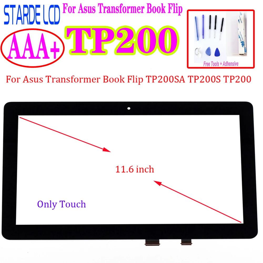 Сенсорный экран STARDE для Asus Transformer Book Flip TP200SA сенсорный 11 6 дюйма | Компьютеры и офис