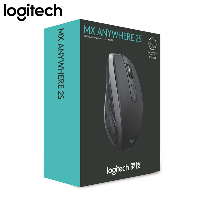 Logitech MX Anywhere 2S Bluetooth 2.4Ghz Wireless Mouse 4000 DPI Wireless Bluetooth Nano Mouse Support Official Agency Test