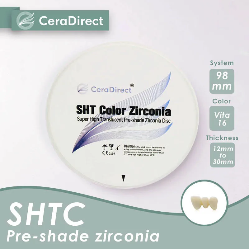 Ceradirect Зубные имплантаты диоксида циркония открытых систем (98 мм) SHT C