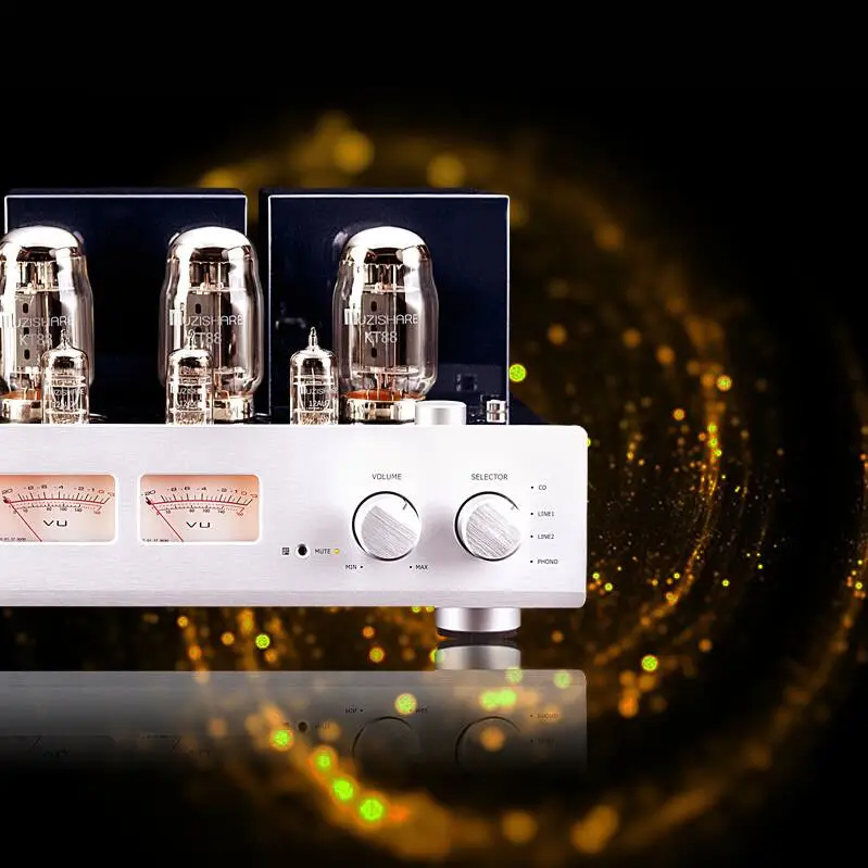 Nobsound Hi-end KT88 вакуумная трубка интегрированный Push-pull усилитель мощности Phono Preamp дистанционного 45 Вт* 2