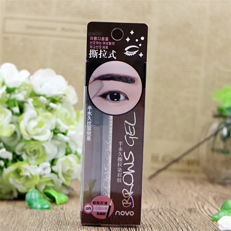 Карандаш для бровей тату-ТИНТ усилитель водостойкий стойкий гелевый крем тушь