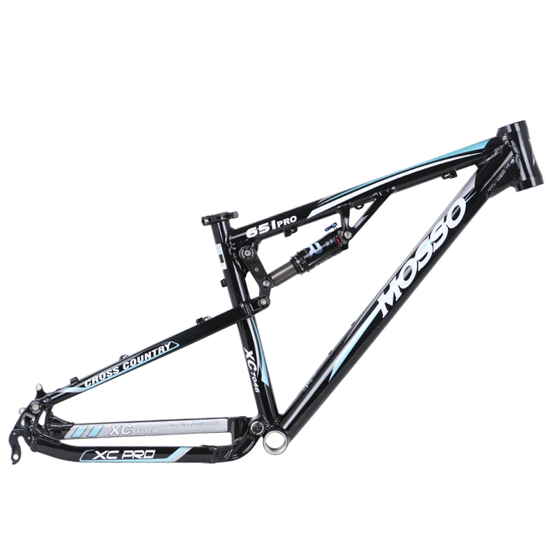 MOSSO 651PRO горный велосипед рама из алюминиевого сплава полная подвеска 26x16