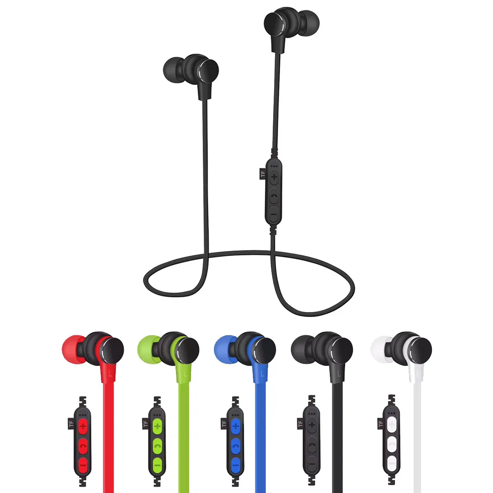 Беспроводная Bluetooth 4 2 TF MP3 флэш карта памяти SD стерео спортивные наушники Шейная